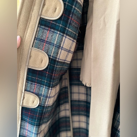 Gloverall Classic Made in England Wool-Blended Tan Hooded Coat size 42 Us /52 EU - Picture 10 of 16